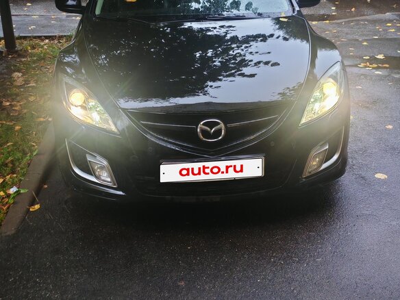 2008 Mazda 6 II (GH), чёрный, 680000 рублей - вид 3