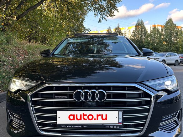 2023 Audi A6 45 TFSI Long V (C8) Рестайлинг, чёрный, 5950000 рублей