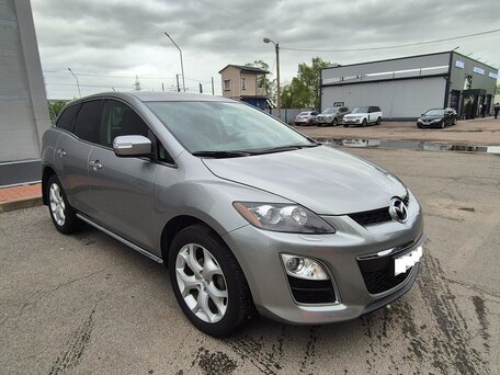 2010 Mazda CX-7 I Рестайлинг, серебристый, 1045000 рублей, вид 3