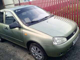 2011 Lada (ВАЗ) Kalina I, зелёный, 220000 рублей, вид 1