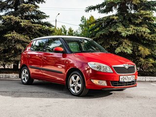 2011 Skoda Fabia II Рестайлинг, красный, 735000 рублей, вид 1