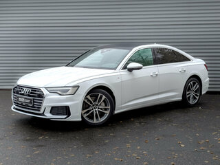 2021 Audi A6 45 TFSI V (C8), белый, 4150000 рублей, вид 1
