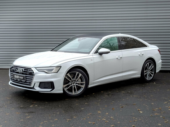 2021 Audi A6 45 TFSI V (C8), белый, 4150000 рублей