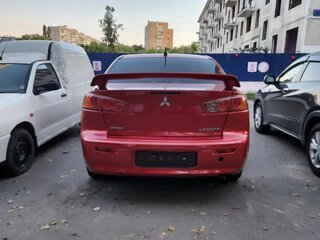 2008 Mitsubishi Lancer X, красный, 550000 рублей, вид 4