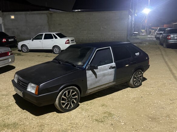 1997 Lada (ВАЗ) 2109, синий, 110000 рублей