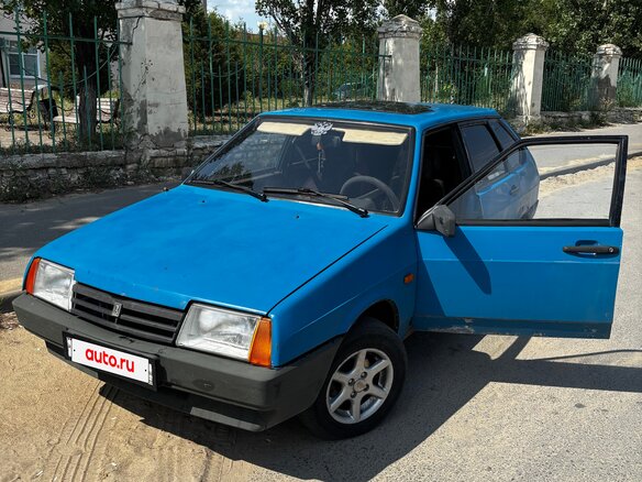 1991 Lada (ВАЗ) 2109, синий - вид 1