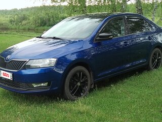2018 Skoda Rapid I Рестайлинг, синий, 1250000 рублей, вид 2