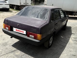 1997 Lada (ВАЗ) 21099, фиолетовый, 75000 рублей, вид 2