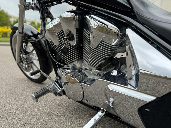 2010 Honda VT 1300CX Fury, чёрный, 800000 рублей