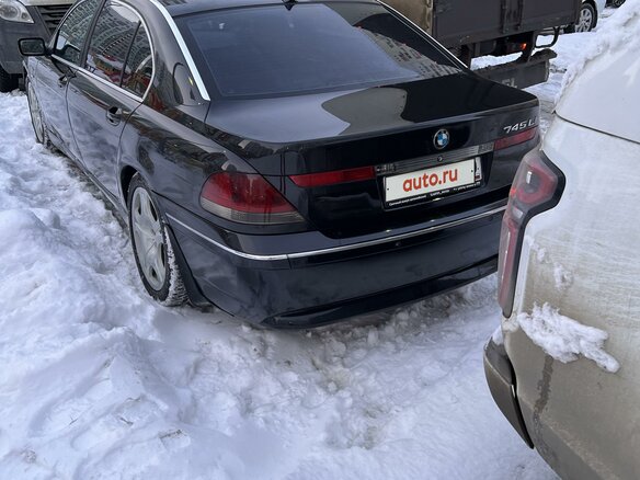 2002 BMW 7 серии Long 745Li IV (E65/E66), чёрный, 720000 рублей - вид 7
