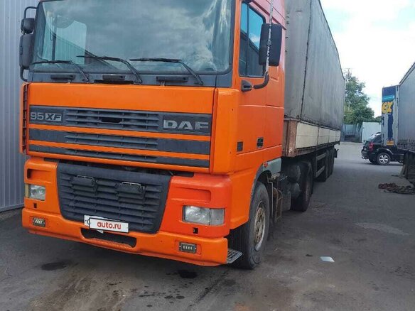 1993 DAF 95XF, оранжевый, 1200000 рублей