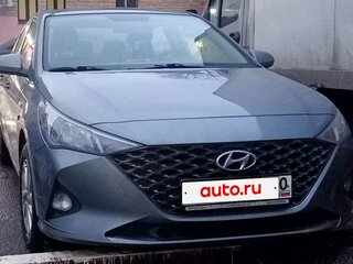 2021 Hyundai Solaris II Рестайлинг, серый, 1600000 рублей, вид 1