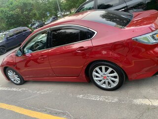 2009 Mazda 6 II (GH) Рестайлинг, красный, 700000 рублей, вид 4