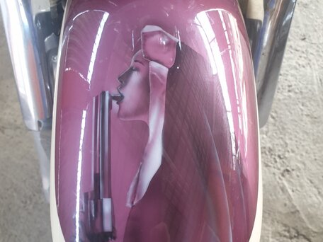 2003 Honda VTX 1800, фиолетовый, 620000 рублей, вид 5