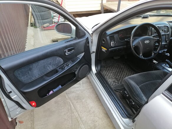 2002 Hyundai Sonata IV (EF) Рестайлинг, серебристый, 400000 рублей - вид 4