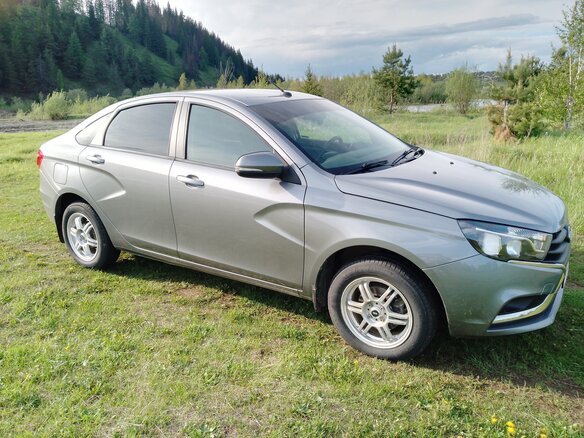 2018 Lada (ВАЗ) Vesta I, серый, 1085000 рублей - вид 1