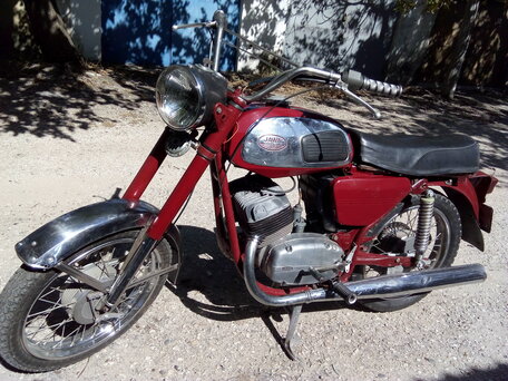 1973 Jawa 350/360, пурпурный, 100000 рублей, вид 2