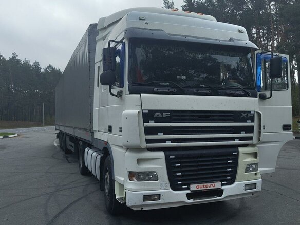 2006 DAF 95XF, белый - вид 2