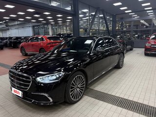2021 Mercedes-Benz S-Класс 450 Long 4MATIC VII (W223), чёрный, 10000000 рублей, вид 1