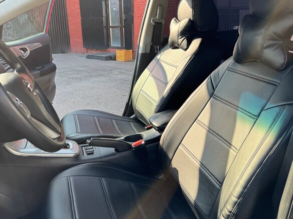 2015 Nissan Sentra VII (B17), красный, 1050000 рублей - вид 20