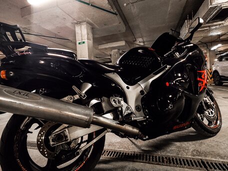 2002 Suzuki GSX 1300 R Hayabusa, чёрный, 420000 рублей, вид 2