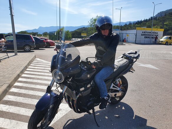 2007 Suzuki GSX 1400, синий - вид 15