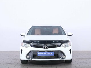 2016 Toyota Camry VII (XV50) Рестайлинг, белый, 1999000 рублей, вид 2