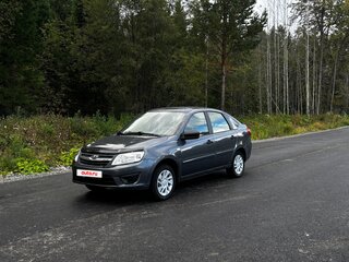 2017 Lada (ВАЗ) Granta I, серебристый, 380000 рублей, вид 2