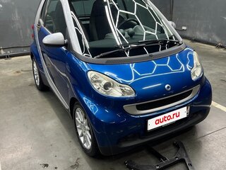 2009 Smart Fortwo II, синий, 650000 рублей, вид 2