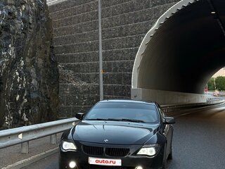 2004 BMW 6 серии 645i II (E63/E64), чёрный, 600000 рублей, вид 1