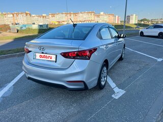 2017 Hyundai Solaris II, серебристый, 1065000 рублей, вид 4