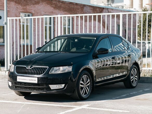 2013 Skoda Octavia III (A7), чёрный, 765000 рублей