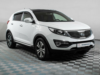2012 Kia Sportage III, белый, 1297000 рублей, вид 3