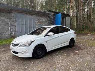 2016 Hyundai Solaris I Рестайлинг, белый, 1150000 рублей, вид 2