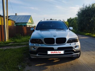 2003 BMW X5 3.0i I (E53), серебристый, 880000 рублей, вид 1