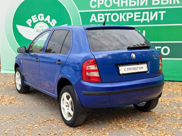 2004 Skoda Fabia I Рестайлинг, синий, 240000 рублей - вид 4