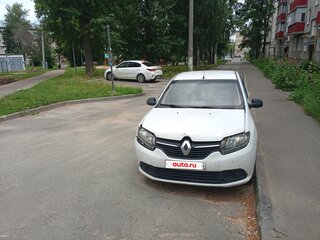2014 Renault Logan II, белый, 160000 рублей, вид 3