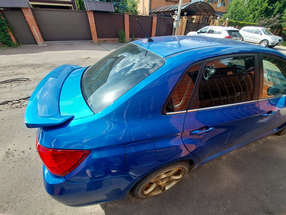 2011 Subaru Impreza WRX III Рестайлинг, синий, 1350000 рублей - вид 3