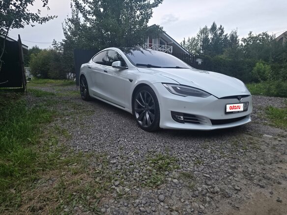 2016 Tesla Model S 90D I Рестайлинг, белый - вид 4