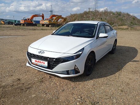 2022 Hyundai Elantra VII (CN7), белый, 1865800 рублей, вид 1