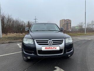 2008 Volkswagen Touareg I Рестайлинг, чёрный, 1090000 рублей, вид 1
