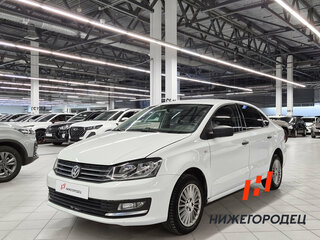 2019 Volkswagen Polo V Рестайлинг, белый, 1125000 рублей, вид 1