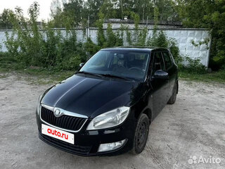 2010 Skoda Fabia II Рестайлинг, чёрный, 415000 рублей, вид 2
