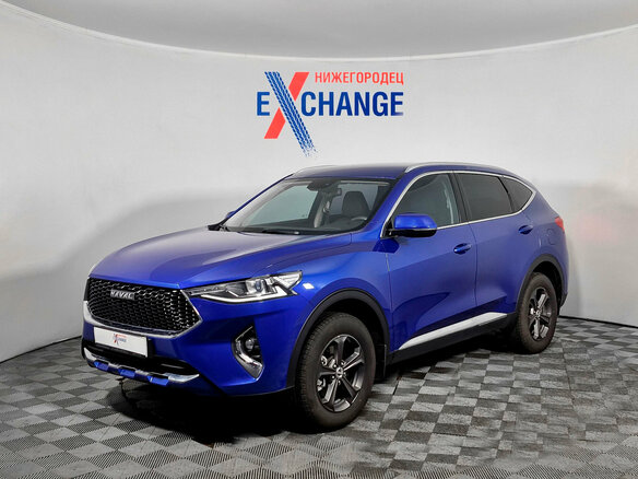 2019 Haval F7 I, синий