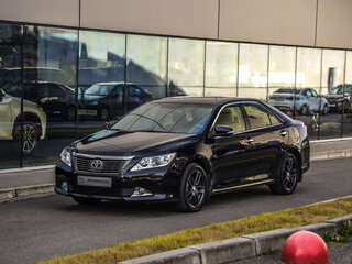2012 Toyota Camry VII (XV50), чёрный, 1439000 рублей, вид 3