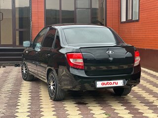 2013 Lada (ВАЗ) Granta I, чёрный, 500000 рублей, вид 3
