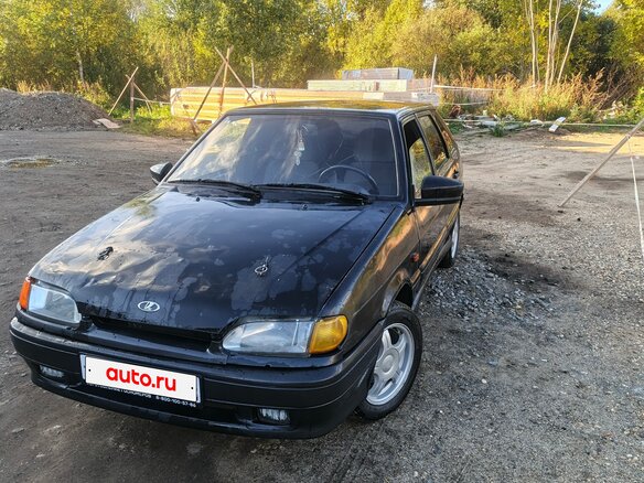 2004 Lada (ВАЗ) 2114, чёрный - вид 1