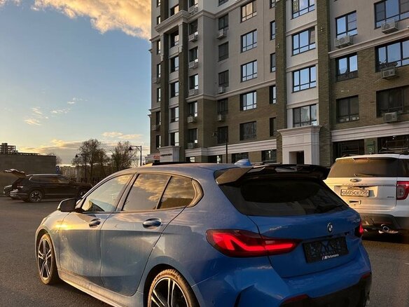 2021 BMW 1 серии 118d III (F40), синий, 3500000 рублей - вид 1