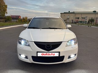 2008 Mazda 3 4-speed I (BK) Рестайлинг, белый, 679000 рублей, вид 1