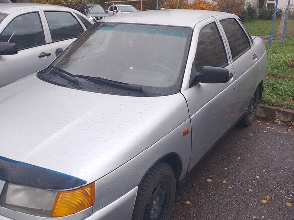 2004 Lada (ВАЗ) 2110, серебристый, 90000 рублей